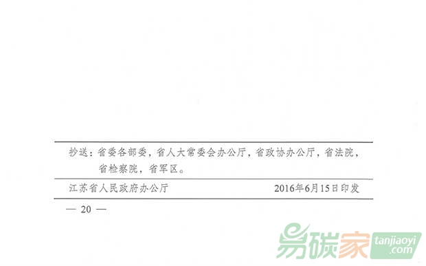 關(guān)于轉(zhuǎn)發(fā)江蘇省碳排放權(quán)交易第三方核查機(jī)構(gòu)管理辦法（暫行）的通知