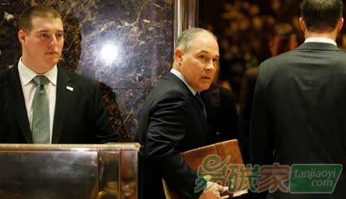 把前任碳排放計劃大卸八塊川普提名環(huán)保署長新政