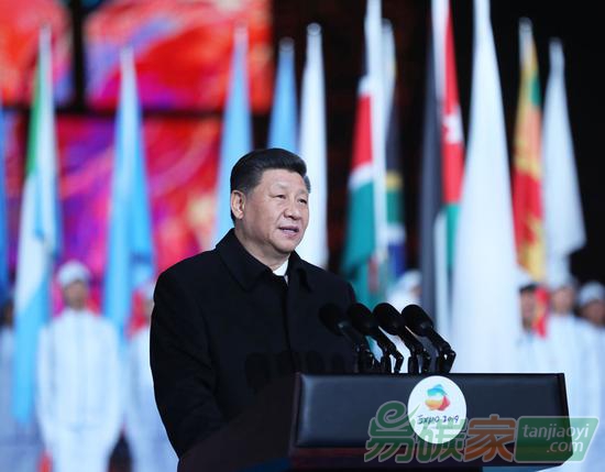 2019年4月28日，習(xí)近平出席2019年中國北京世界園藝博覽會(huì)開幕式并發(fā)表重要講話。新華社記者鞠鵬攝